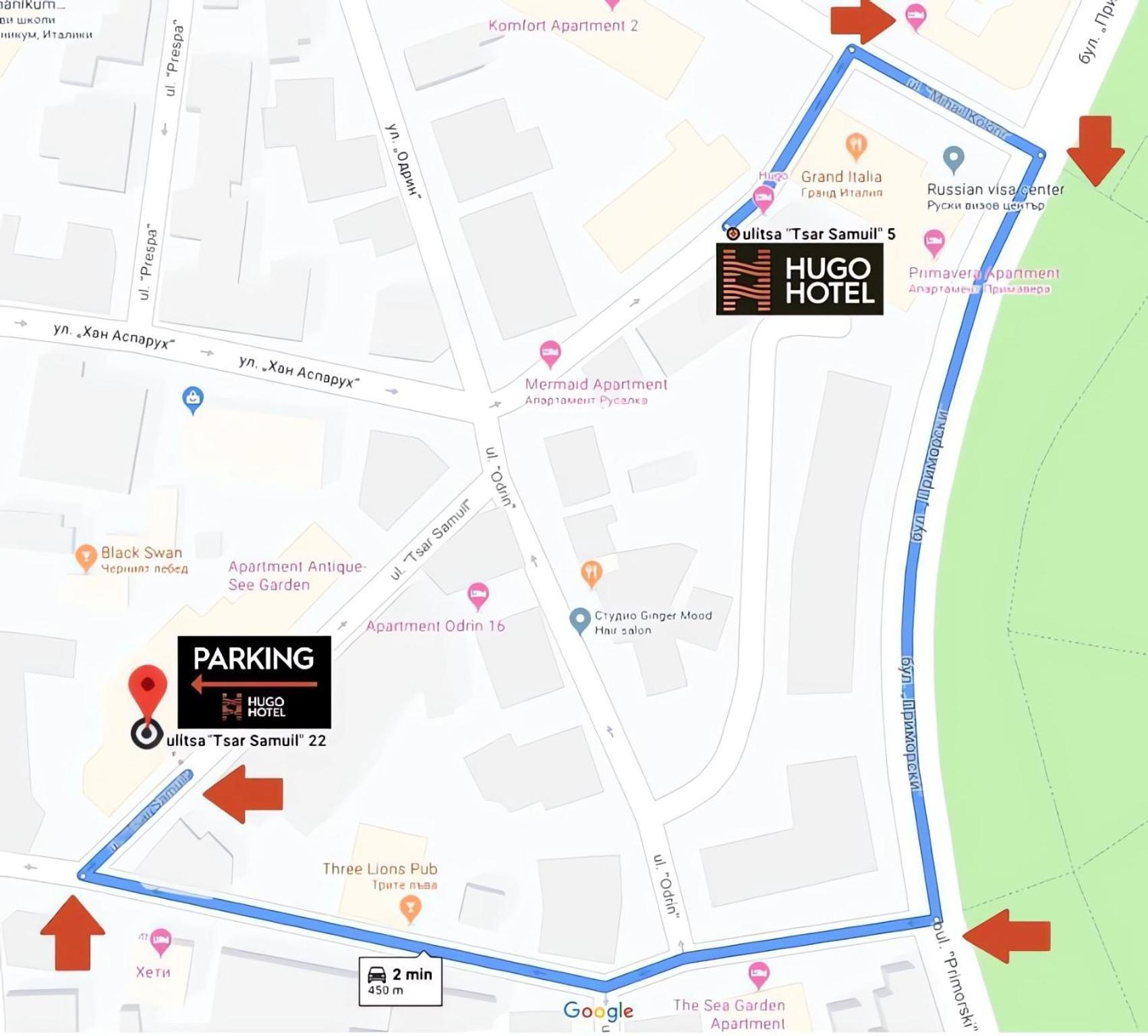 Hugo Hotel Varna Ngoại thất bức ảnh